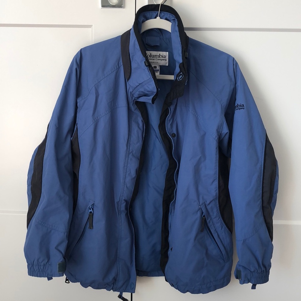 Blue Columbia Bugaboo Windbreaker Women’s S